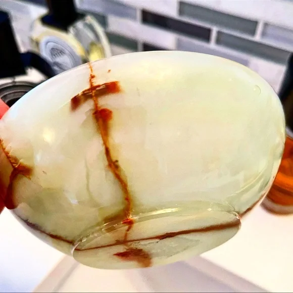 Natural Gemstone Dish from Arizona - Picture 3 of 5